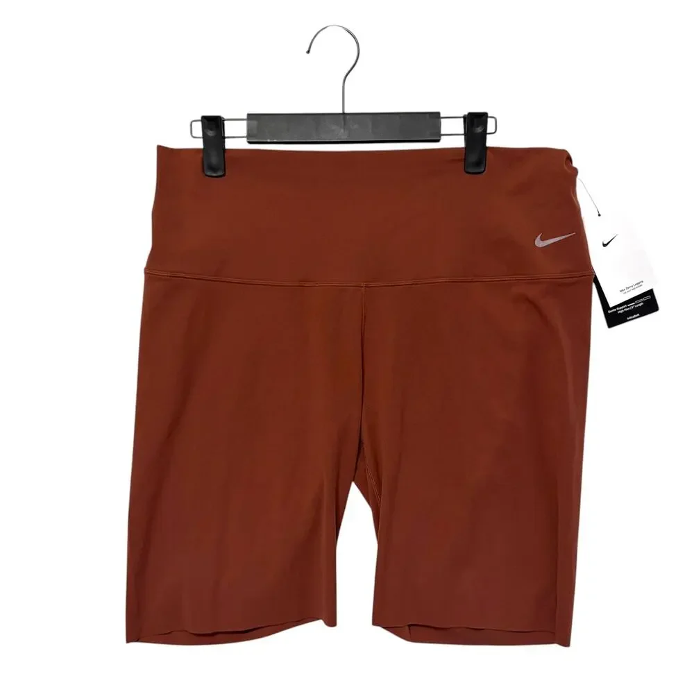 Nike Zenvy Legging NWT Women's Sz XL Rust Training InfinaSoft Dri-Fit Fitness